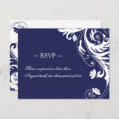 Elegant Wedding Reply Cards RSVP Kaartje (Voorkant / Achterkant)