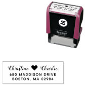 Elegant Wedding Return-adres Zelfinktende Stempel (In situ)