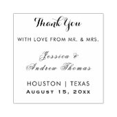 Elegant Wedding Rubberstempel (Afrduk)