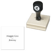 Elegant Wedding Rubberstempel (Gestempeld)