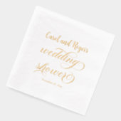 Élégant Wedding shower de calligraphie (Gauche)