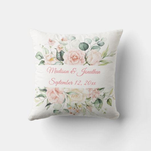 Elegant Wedding Specialized Floral Keepomwille Kussen (Achterkant)