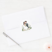 Elegant Wedding Sticker (Envelop)