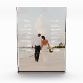 Elegant Wedding Vows Art Fotoblokken (Voorkant)