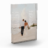 Elegant Wedding Vows Art Fotoblokken (Links)