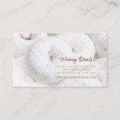 Elegant Wedding Website Respons Etheral Doughnut Informatiekaartje (Voorkant)