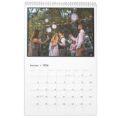Elegant Wedding Year Large Photo Modern Portrait Kalender (Jan 2026)