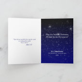 Elegant wegens Kerstmis van het Heilige Schrift Kaart (Binnen)