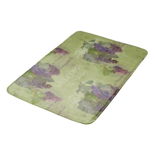 Elegant Welcome Mat Pinot Noir Vineyard Grapes (Gekanteld)