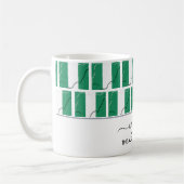 Elegant Welcome NIGERIA FLAG Coffee Mok (Links)