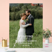 Elegant Welcome To Our Wedding Photo (Mariage)