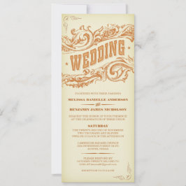 Elegant Westerne bruiloft Uitnodigingen