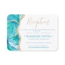 Elegant White Blue Glitter bruiloft receptie