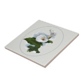 Elegant White Calla Lilies Tegeltje (Zijkant)