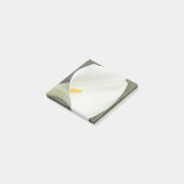 Elegant White Calla Lily Floral Post-it® Notes (Schuin)