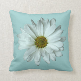 Elegant White Daisy Sierkussen