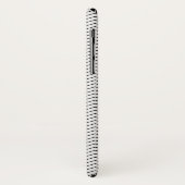 Elegant White en Black Chevron Pattern Case-Mate iPhone Case (Achterkant/links)