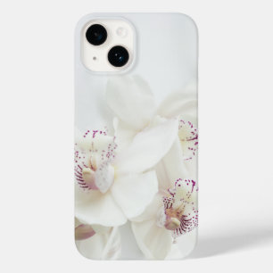 Elegant White en Paarse Orchids   Aangepast Case-Mate iPhone 14 Hoesje