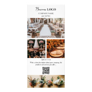 Elegant White Event Planning Business 4 Foto's Reclamekaart
