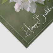 Elegant White Floral Tissuepapier (Detail)