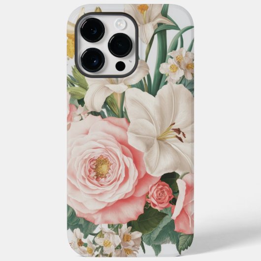 Elegant White Flowers Case-Mate iPhone Case (Achterkant)