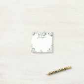 Elegant White Flowers Post-it® Notes (Op bureau)