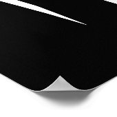 Elegant White Gay Wedding Seating Chart Poster (Hoek)