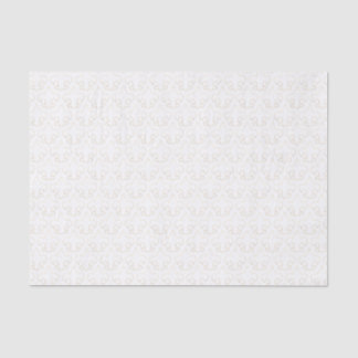 Elegant White & Gold Fleur De Lis-weefselpapier Tissuepapier