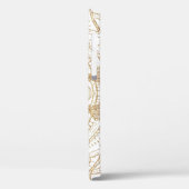 Elegant White & Gold Mandala Handtekening Ontwerp Case-Mate iPhone Case (Achterkant / Links)