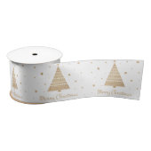 Elegant White Gold Merry-kerstboomsterren Lint (Spoel)