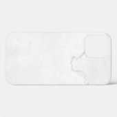 Elegant White Marble Case-Mate iPhone Case (Achterkant (horizontaal))