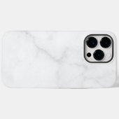 Elegant White Marble Case-Mate iPhone Case (Achterkant (horizontaal))