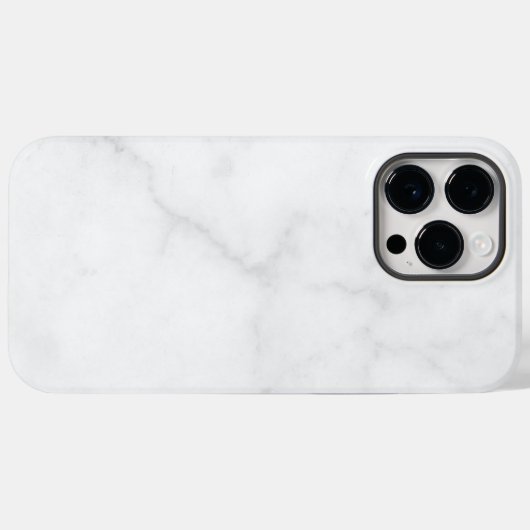 Elegant White Marble Case-Mate iPhone Case (Achterkant (horizontaal))