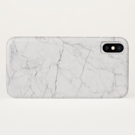 Elegant White Marble Case-Mate iPhone Case (Achterkant (horizontaal))