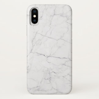 Elegant White Marble  iPhone X Hoesje