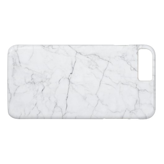 Elegant White Marble Case-Mate iPhone Case (Achterkant (Horizontaal))