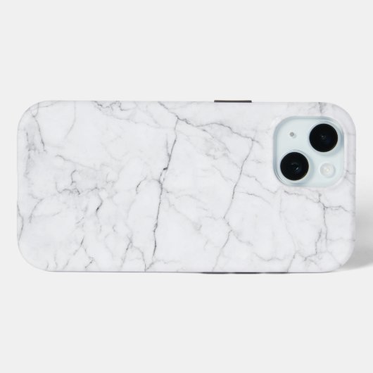Elegant White Marble  Case-Mate iPhone Case (Achterkant (horizontaal))