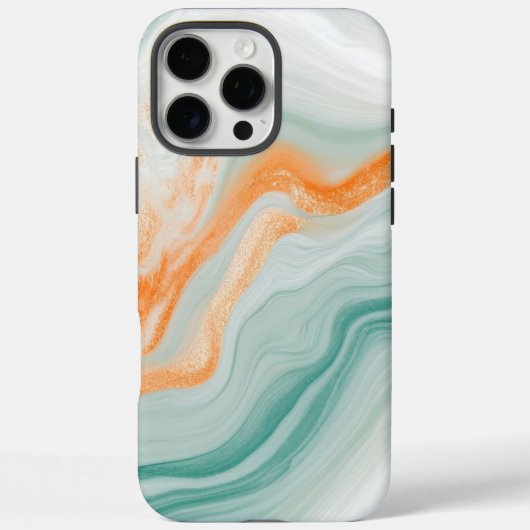 Elegant White Marble Pattern Case-Mate iPhone Case (Achterkant)