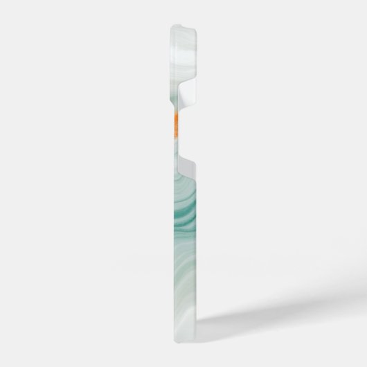 Elegant White Marble Pattern iPhone Hoesje (Linkerkant)