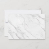 Elegant White Marble RSVP (Dos)
