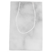 Elegant White Marble Specialized Bridesmaids Medium Cadeauzakje (Achterkant)