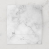 Elegant White Marble Wedding (Buitenkant ongevouwen)
