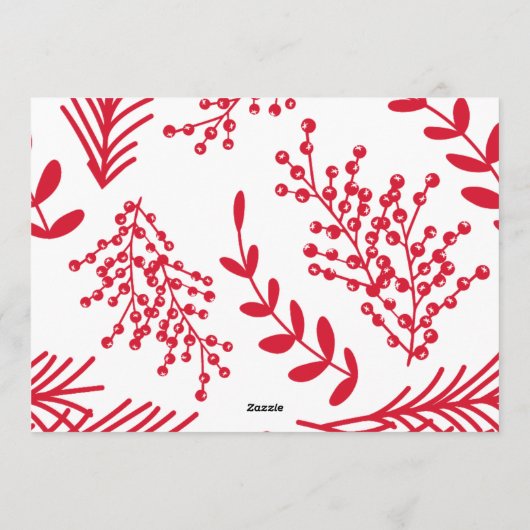 Elegant White Modern Script Photo Merry Kerstmis Feestdagenkaart (Achterkant)