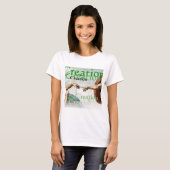 Elegant White Modern Sjabloon Michelangelo T-shirt (Voorkant volledig)
