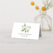 Elegant White Orchids Bohemian Floral Wedding (Achterkant)