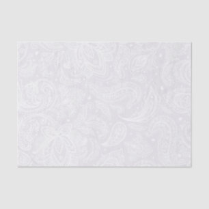 Elegant White Paisley Lace Tissuepapier