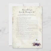 Elegant White Pumpkin Ken je mama Game Kaart (Voorkant)