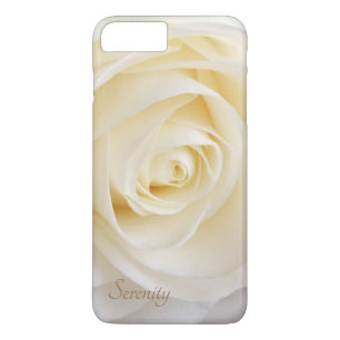Elegant White Rose Floral iPhone 8 Plus / 7 Plus Hoesje