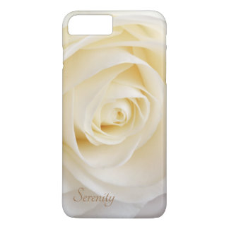 Elegant White Rose Floral iPhone 8 Plus / 7 Plus Hoesje