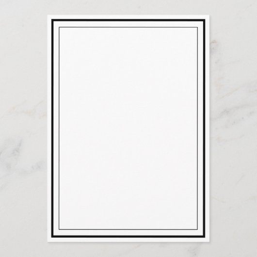 Elegant White The Night Before Rehearsal Dinner Kaart (Achterkant)